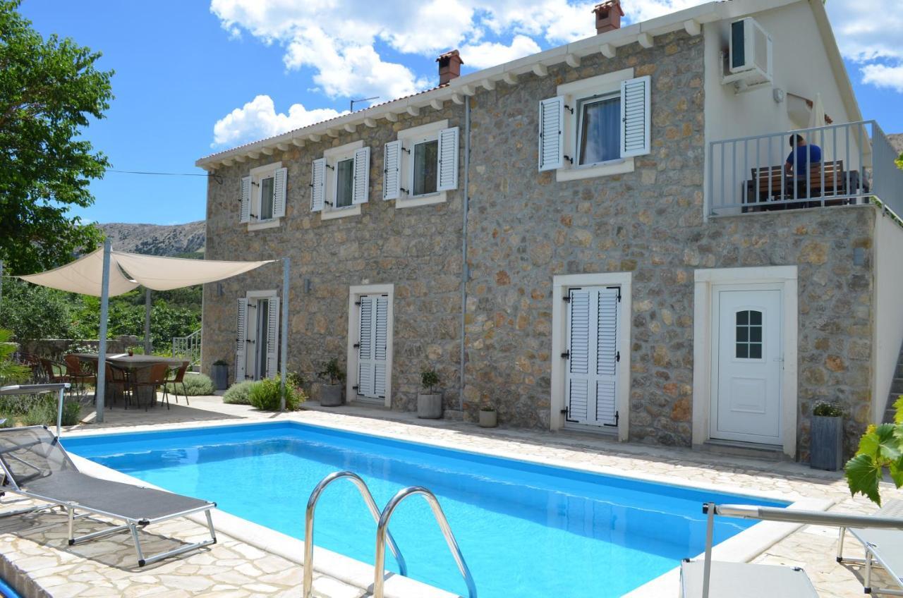 Villa Manuela Draga Bašćanska Exteriör bild